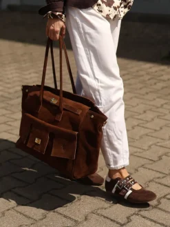 HEGO'S MILANO BRĄZOWE SNEAKERSY