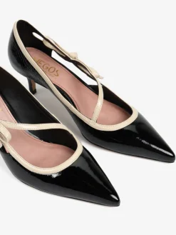 HEGO'S MILANO ELEGANCKIE SZPILKI Z KOKARDKĄ