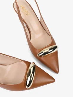 HEGO'S MILANO ELEGANCKIE SZPILKI Z ODKRYTĄ PIĘTĄ