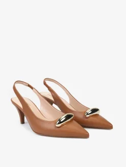 HEGO'S MILANO ELEGANCKIE SZPILKI Z ODKRYTĄ PIĘTĄ