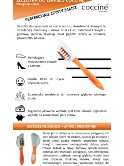 SZCZOTKA DO ZAMSZU I NUBUKU COCCINE